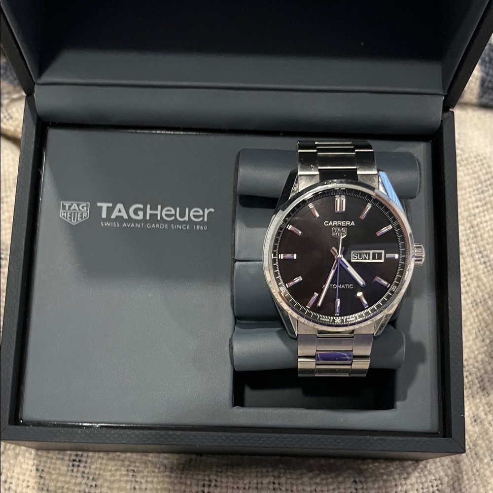 Authentic TAG Heuer Carrera Day-Date Automatic watch, reference WBN2013.FC6503. - Picture 6 of 10